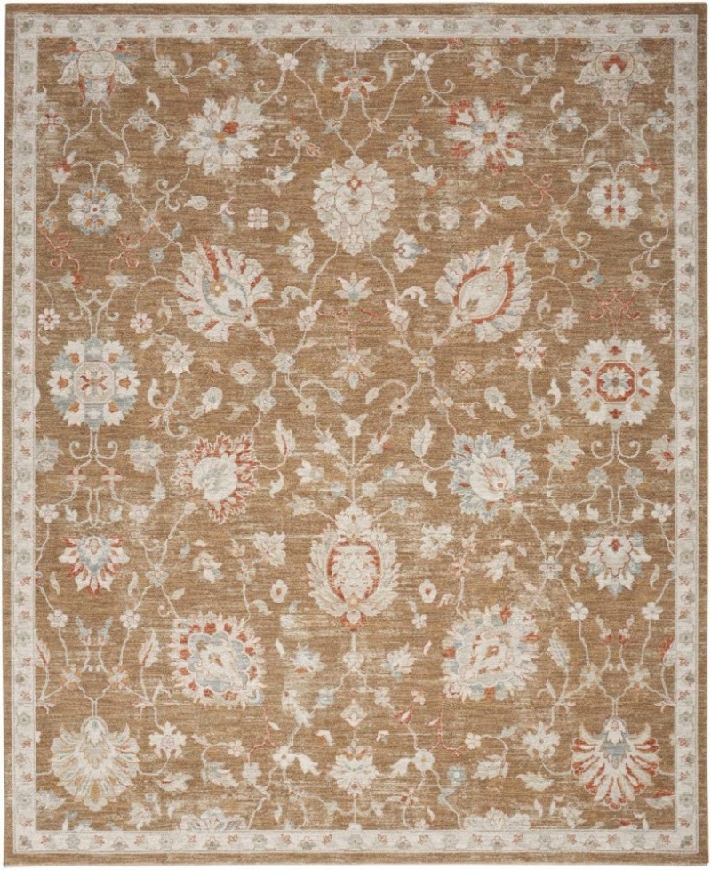 Infinite Mocha Ift04 Polypropylene & Polyester Farmhouse Area Rug - 4 Ft X 6 Ft - Mocha