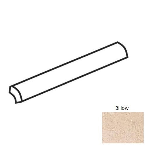 Abound Billow Ceramic Wall Trim - 1" x 6" Quarter Round - Matte