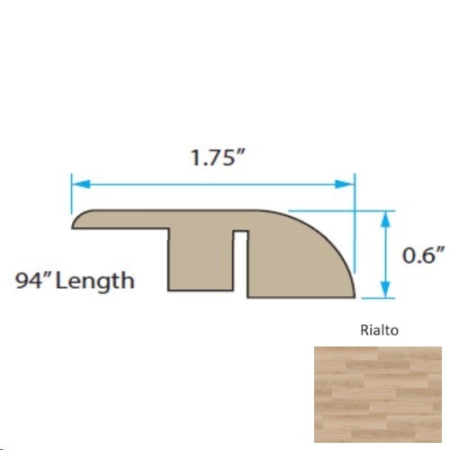 Waterfront Rialto Laminate Wood Moulding / Trim Reducer