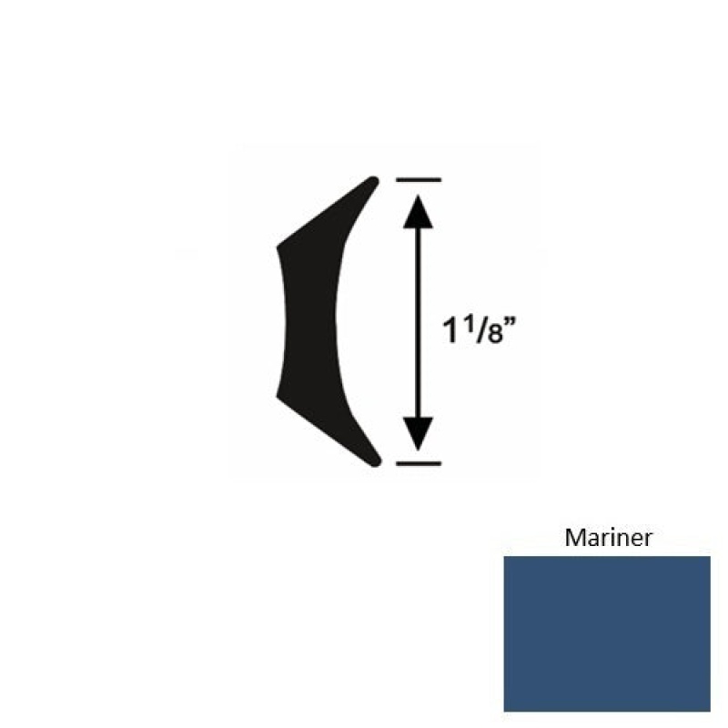 Solid 44 Mariner Rubber Fillet Strip - 1 1/8" X 9 Ft (108")