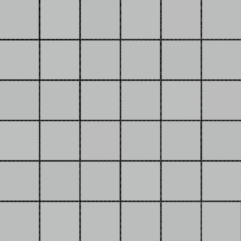 Source Gray Solid Porcelain Mosaic - 2" x 2" Matte