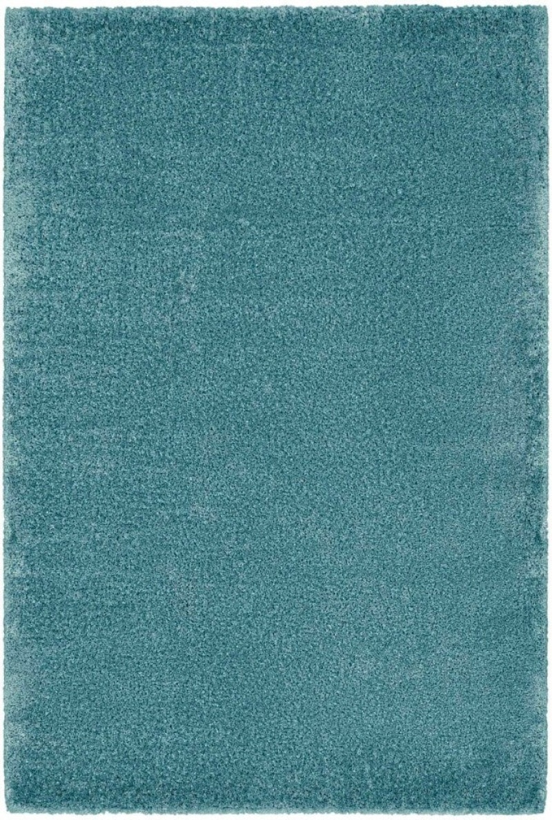 Dreamy Shag Aqua Drs05 Polyester Contemporary Area Rug - 7 Ft X 9 Ft - Aqua