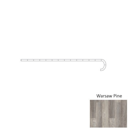 Coretec Pro Plus XL Warsaw Pine Luxury Vinyl Stair Tread, 48-Inch UV Acrylic