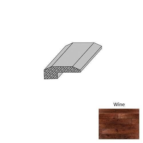 English Pub Wine Hardwood Moulding / Trim Threshold
