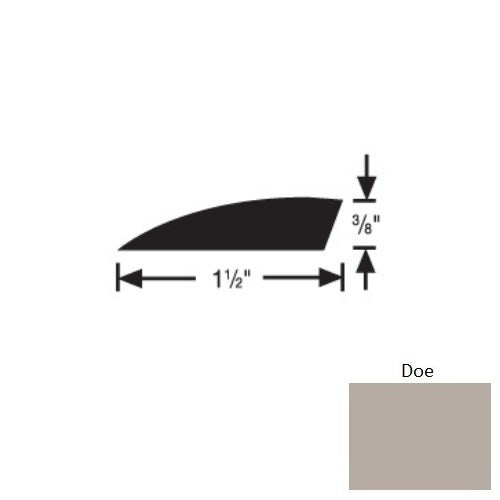 Flextones Doe Vinyl Carpet Edge Reducer