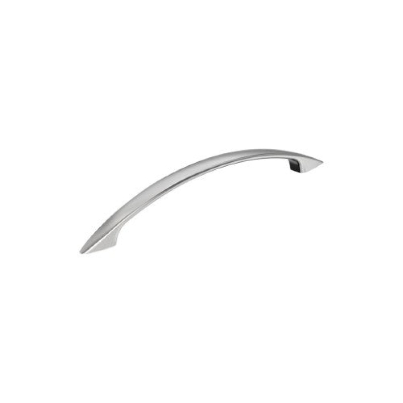 Arc Zinc Bar Cabinet Pull - Polished Chrome