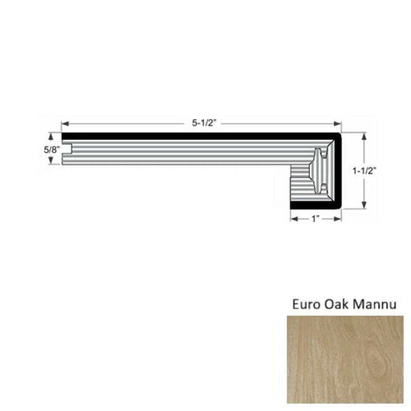 Costa Euro Oak Mannu Engineered Square Stair Nose
