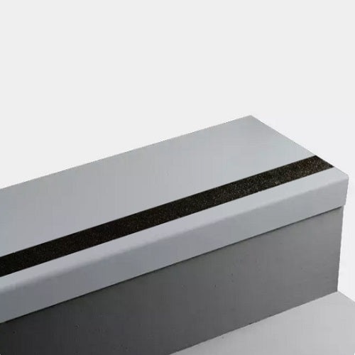Johnsonite Drizzle Hammered Rubber Angle Fit Stair Tread