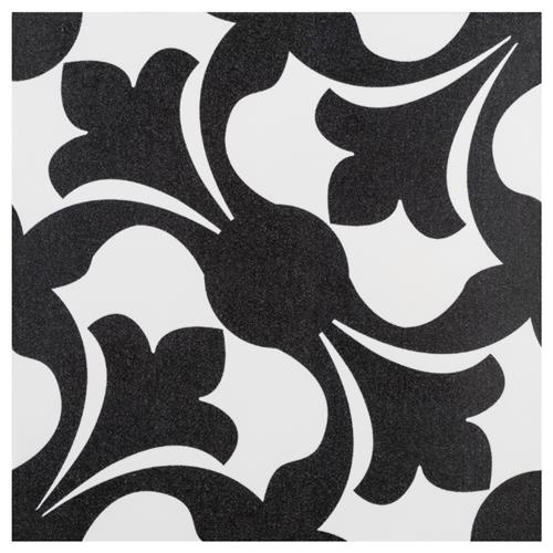 Emotion Nero Ceramic Tile - Textured - 7 3/4" X 7 3/4"