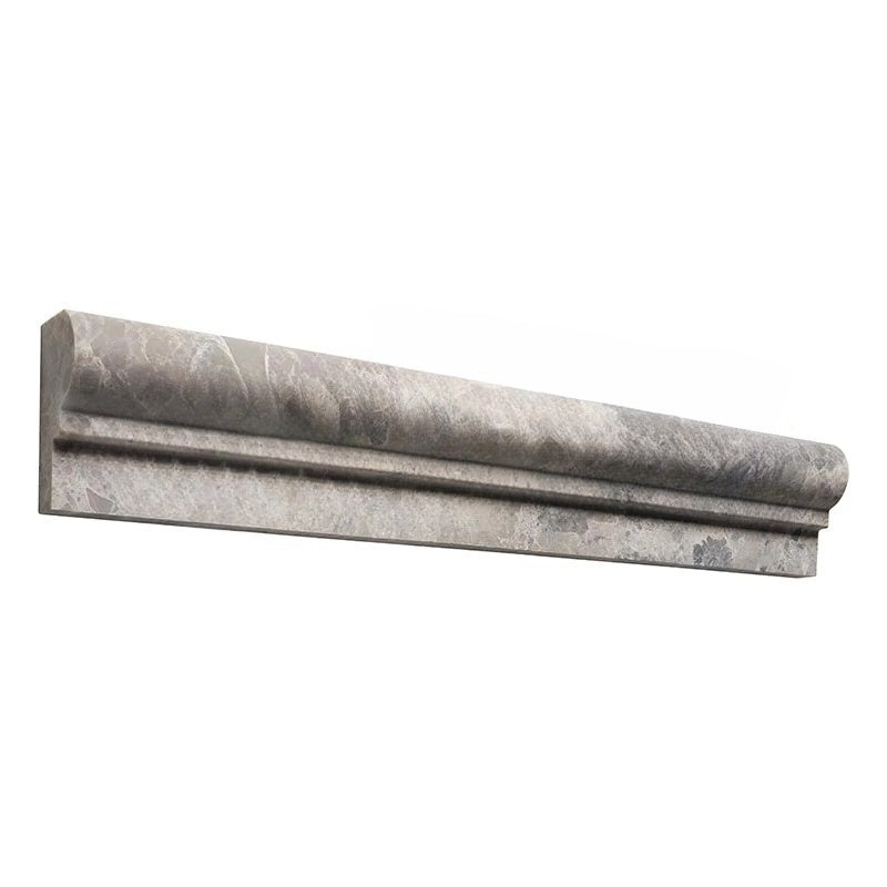 Atlantic Gray Marble Liner - 2" X 12" F1 Chair Rail