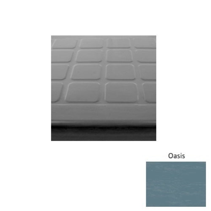 Marbleized 94 Oasis Raised Square Rubber (Sq) Stair Tread - Textured