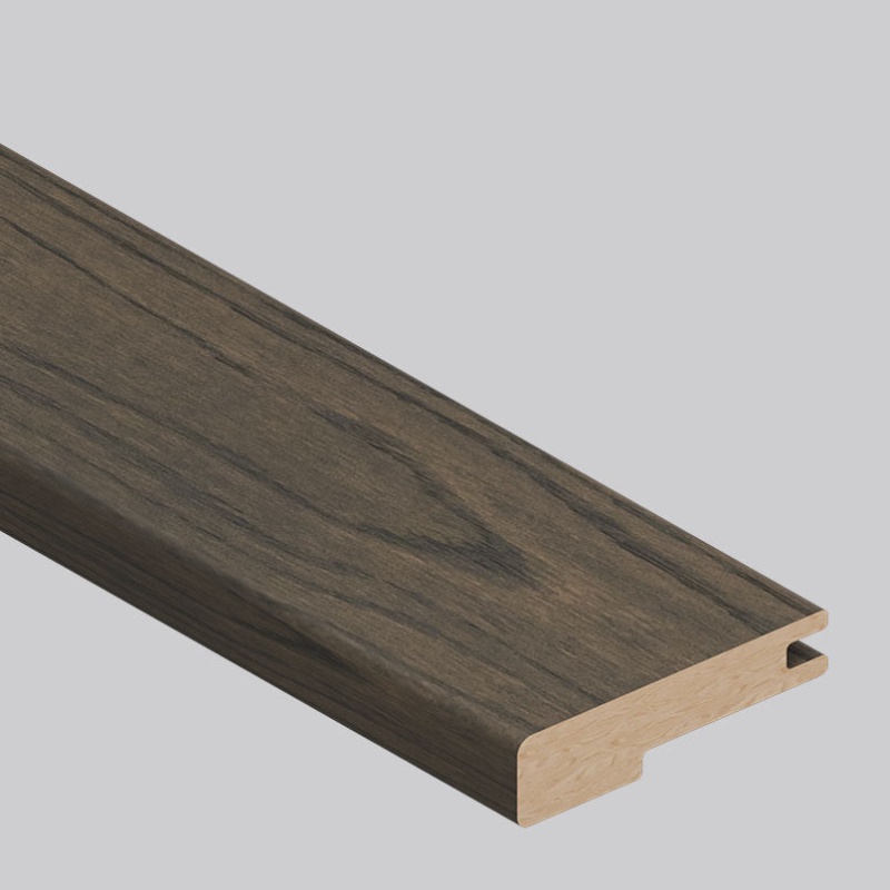 Ladson Atwood Hardwood Moulding / Trim - 3" x 78" Eased Edge Flush Stairnose - Brushed