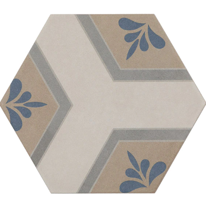 Scrapbook Quilt Deco Porcelain Tile