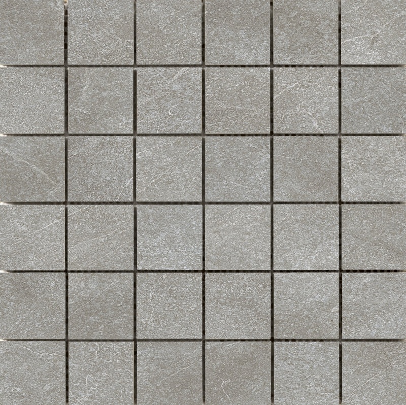 Anthem Gray Ceramic Mosaic 2" x 2" Matte