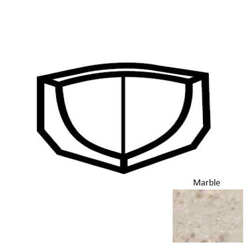 Keystones 1" x 1" Matte Porcelain Cove Base Incorner
