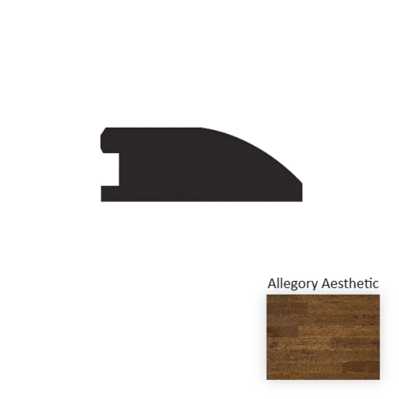 Inscription Allegory Aesthetic Hardwood Moulding / Trim - 2" X 90" Reducer - 2" X 90"