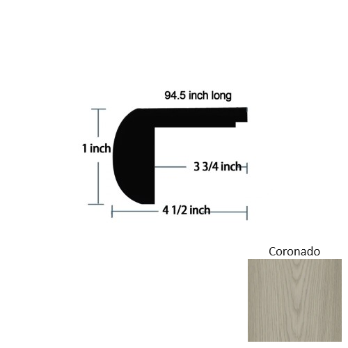 Beach Coronado Luxury Vinyl Flush Stair Nose