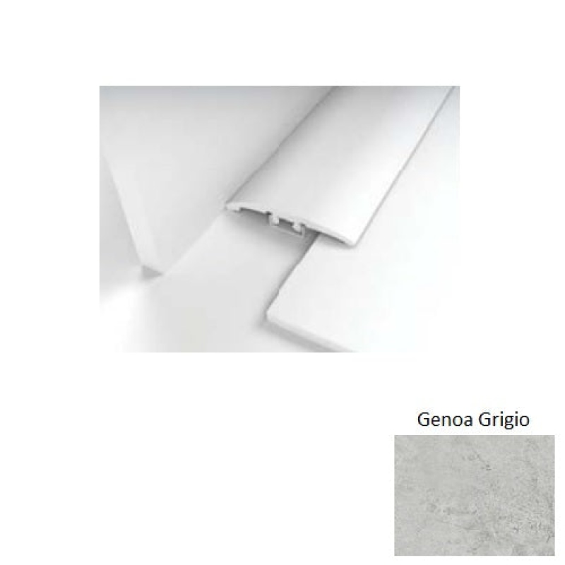 Grantshire Genoa Grigio Luxury Vinyl End Mold