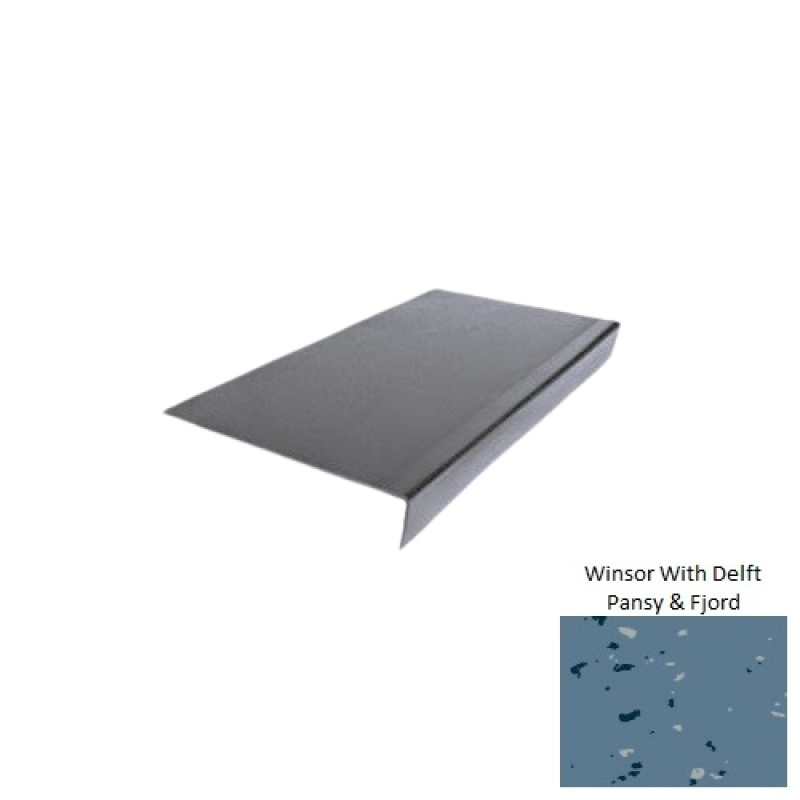 Hammered Rubber Stair Tread 12 1/2" x 72"