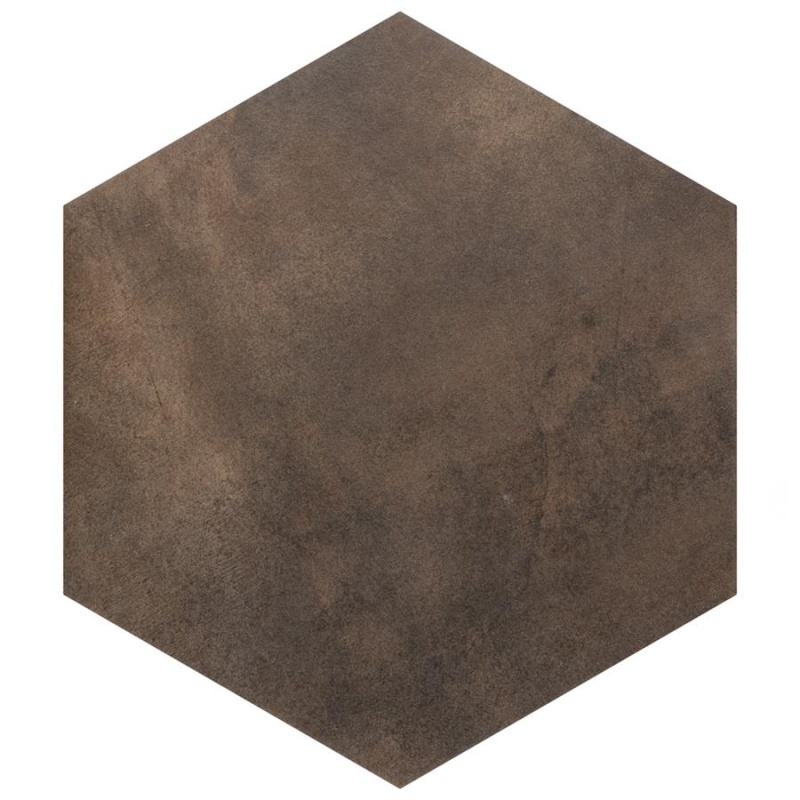 Industrial Green Porcelain Tile - Mixed - 8 1/2" X 9 7/8" Hexagon