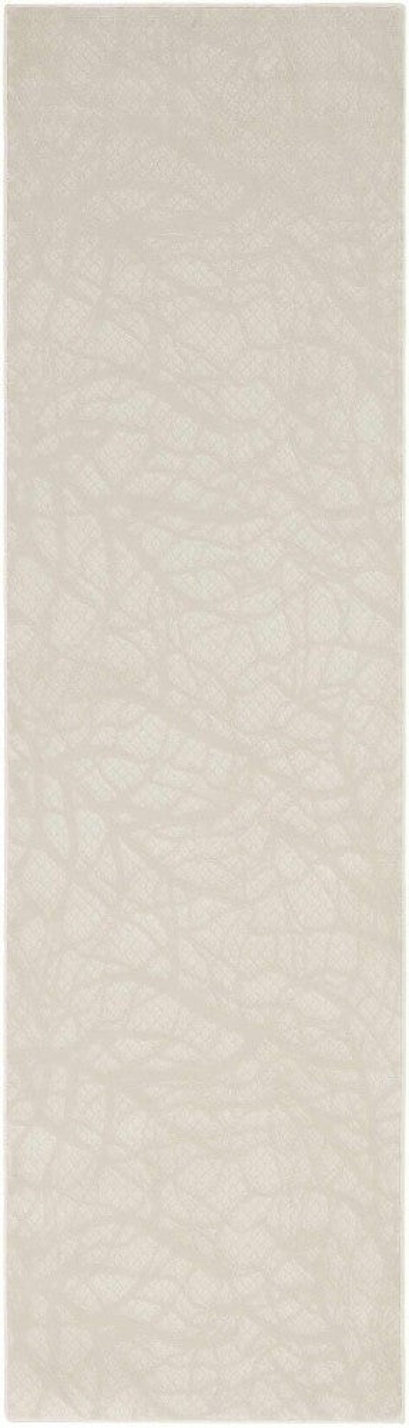 Nourison Desire Beige 8 Ft Polyester Contemporary Runner Rug