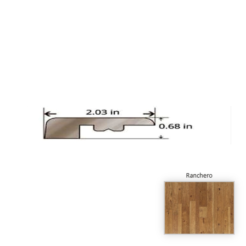 Monterey Hickory Ranchero Threshold Trim