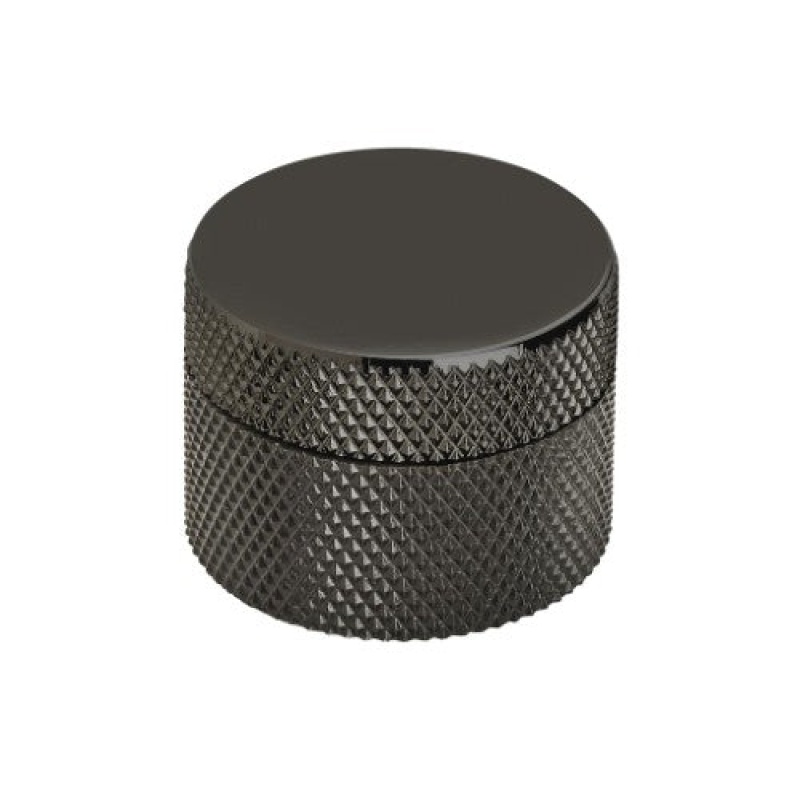 Transcendent Aluminum Cabinet Knob - Matte Black - 1 1/4" (32 Mm) Length