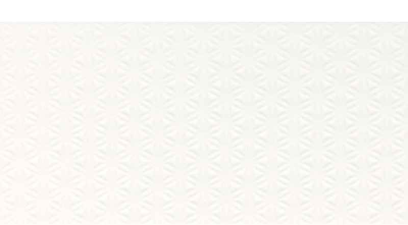 Luminique Arctic White Weave Ceramic Tile - Glossy - 12" X 24"