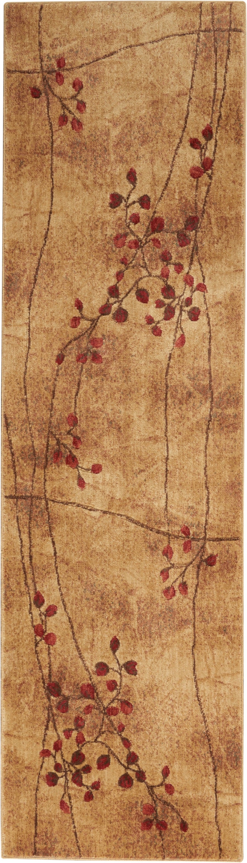 Somerset St74 Latte Synthetic Fibers Rustic Area Rug