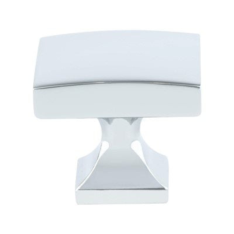 Berenson Epoch Edge Zinc Cabinet Knob - Polished Chrome - 1 3/8" Length