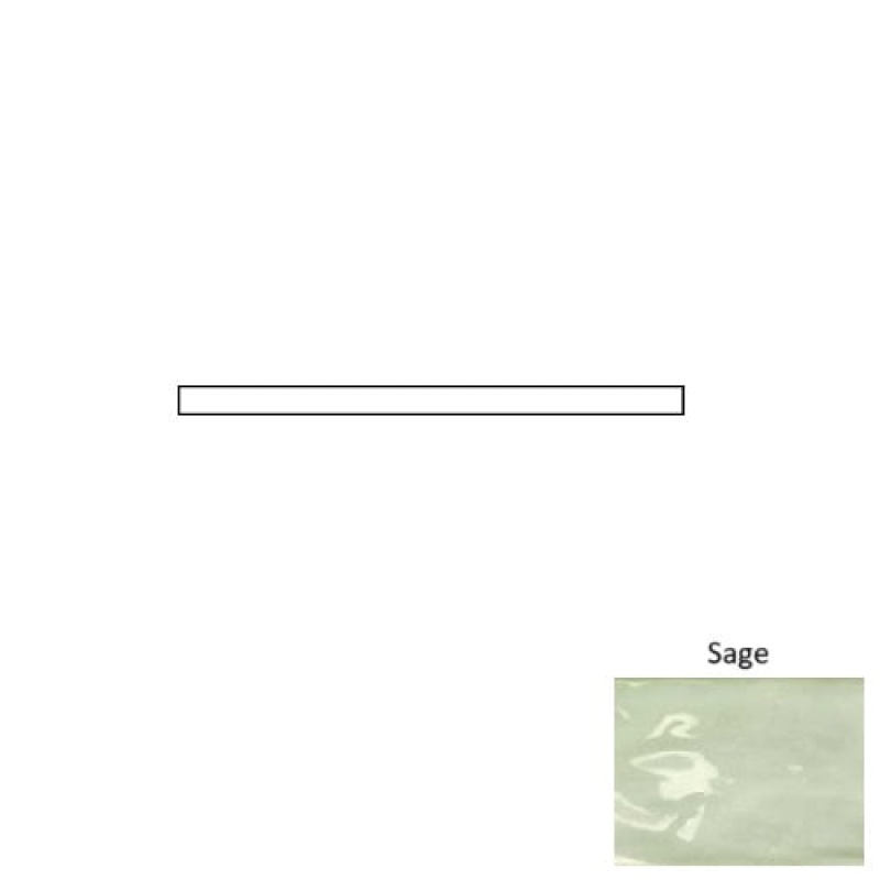 Joyful Nature Sage Ceramic Wall Trim