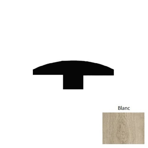 Provence Blanc Hardwood Moulding / Trim - 84" T Molding - Wire Brushed