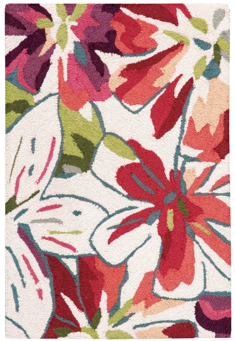 Fantasy Ivory Contemporary Area Rug
