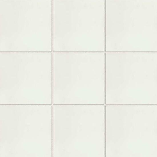 Remy Snow Cement Tile - Matte - 8" x 8"