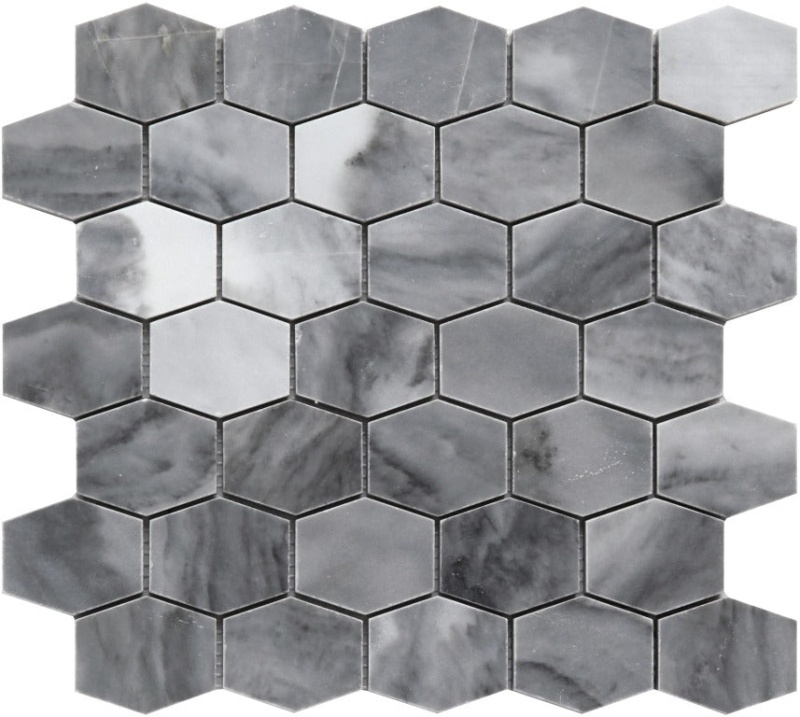 Seattle Bardiglio Nuvolato Marble Mosaic - Pike Place - Polished