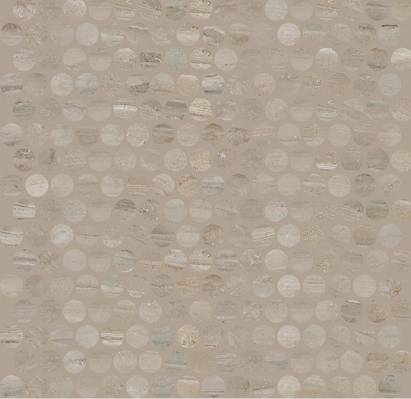 Famed Luxe Ceramic Mosaic - 1" X 1" Penny Round - Matte
