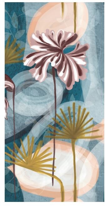 Artwalls Stare Canvas Face B Ceramic Tile - Matte - 24" X 48"