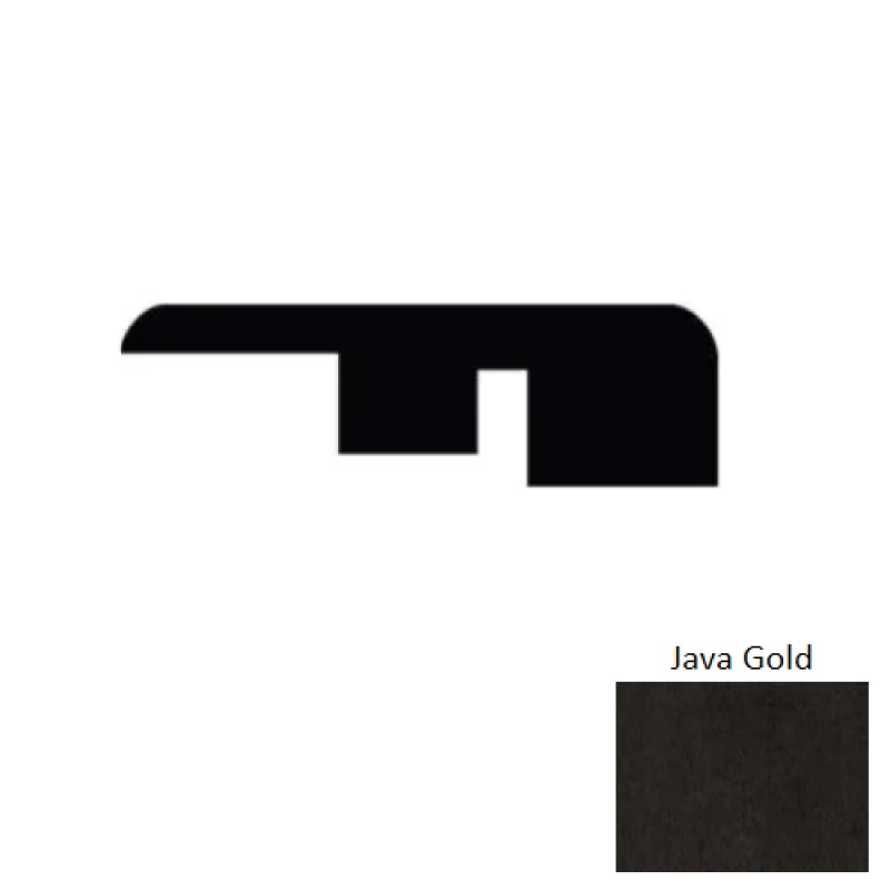 Magnolia Brook Java Gold Luxury Vinyl End Molding