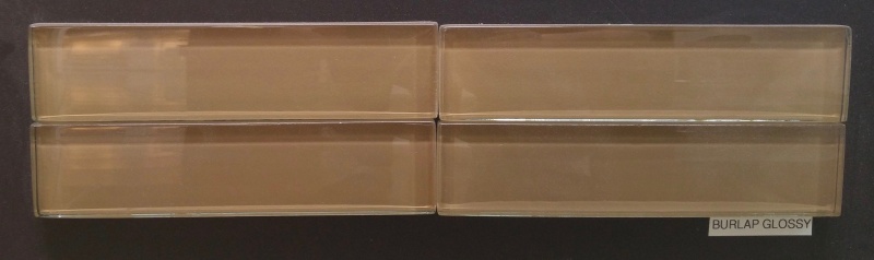 Burlap Glass Tile - Glossy - 1.8" X 7.8", Per Pack: 5 Enter Quantity In Sqft