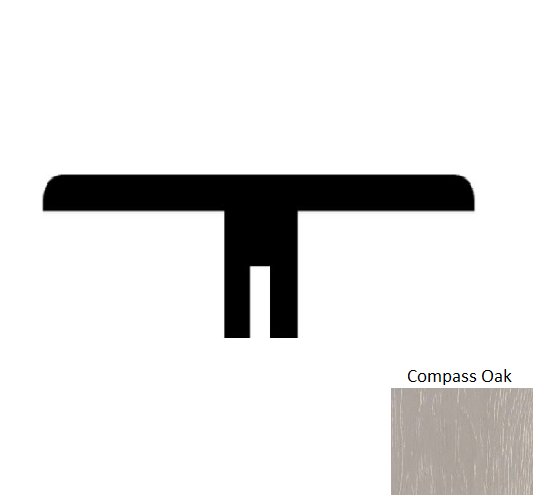 Coastal Couture Plus Compass Oak Hardwood T Molding