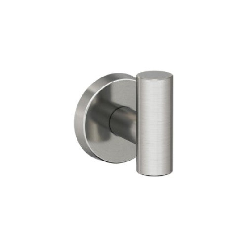 Arrondi Stainless Steel Single Prong Robe Hook - Stainless Steel - 2" (51 Mm) Length