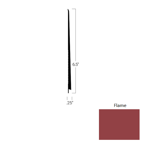 Johnsonite Flame Tightlock Carpet Rubber Base – Straight