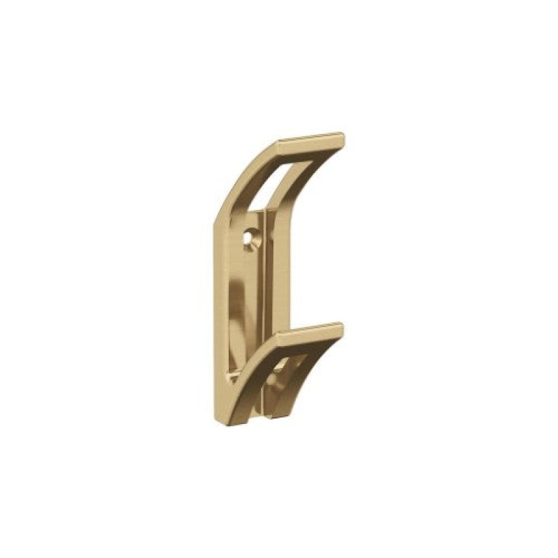Avid Zinc Double Prong Decorative Hook - Champagne Bronze - 4 1/16" (103 Mm) Length
