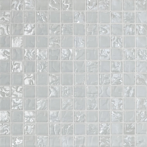 Lava Molten Frost Glass Mosaic - 1" X 1" Straight Set - Lava