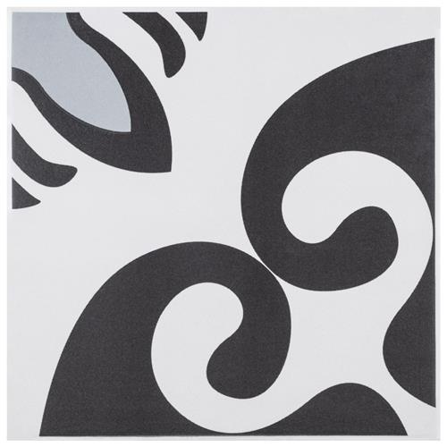 Tierra White Ceramic Tile - Glossy - 7 3/4" X 7 3/4"