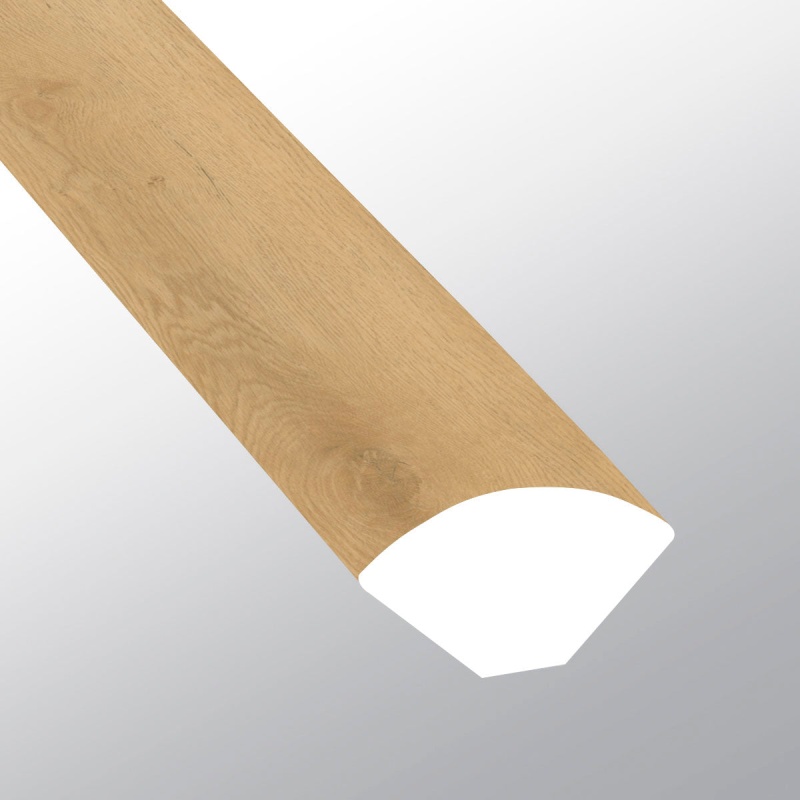 Everlife Lvt Nove Hyde Haven Luxury Vinyl Moulding / Trim - 0.64" X 94" Quarter Round - Low Gloss