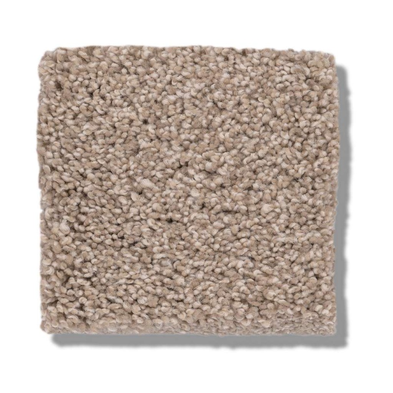 Caress By Shaw Cozy Harbor Ii Natural Beauty Nylon Carpet - Textured