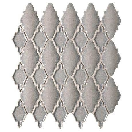 Serliana Blue Porcelain Mosaic – Moroccan Arabesque Matte