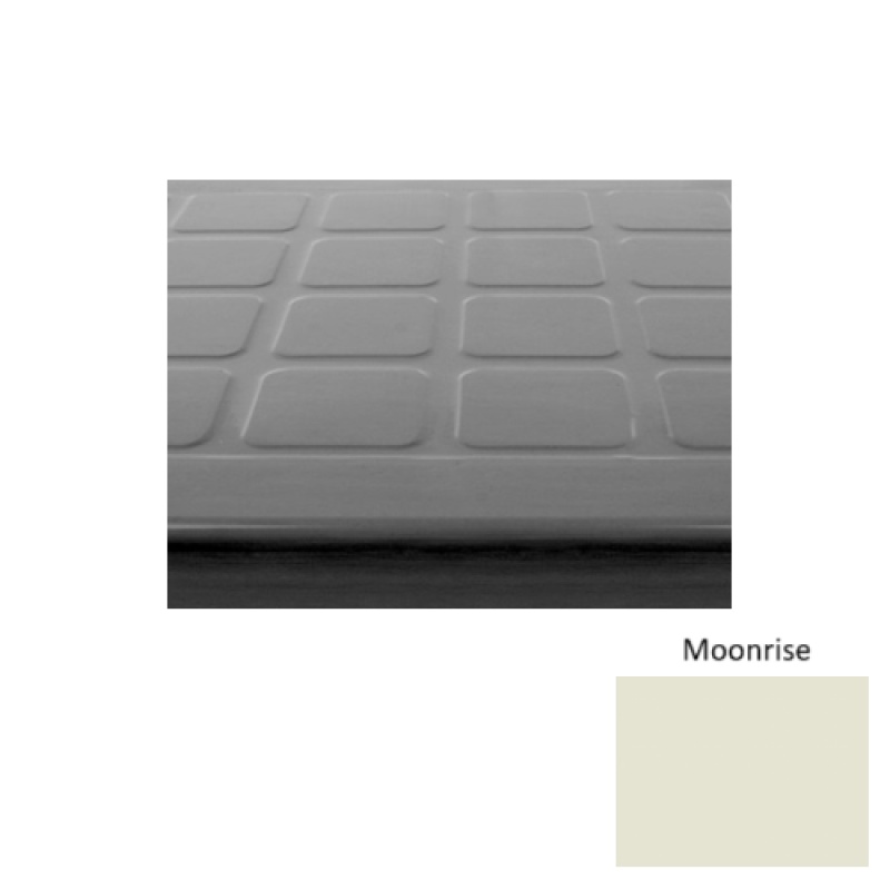 Solid 94 Moonrise Raised Square Rubber Stair Tread
