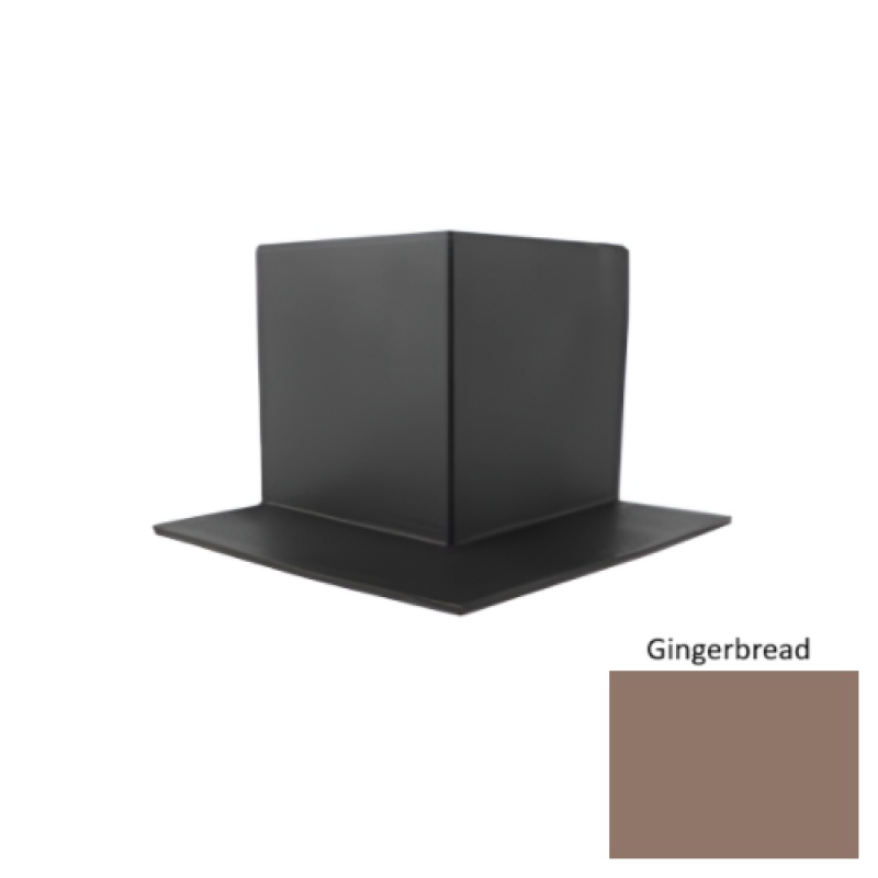 Pinnacle Gingerbread Rubber Sanitary Toe Outside Corner - 4"